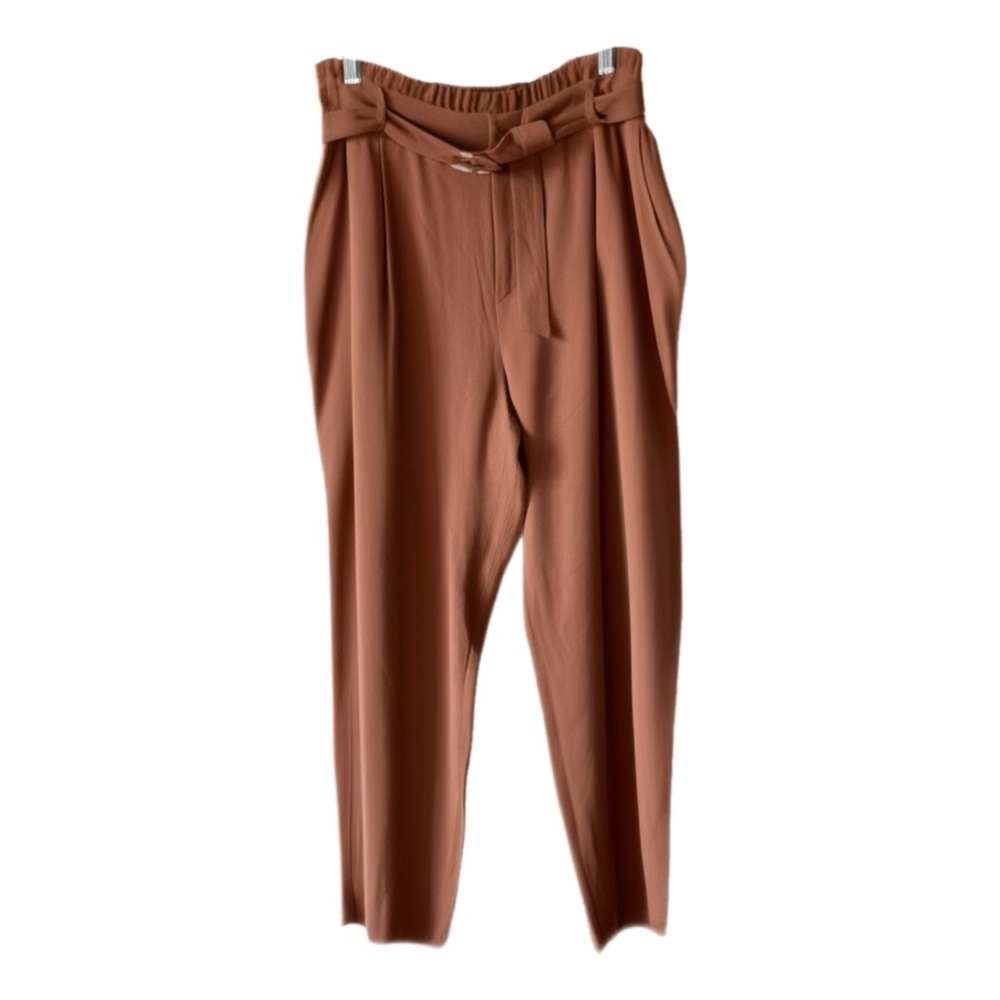 INC NWT Paper Bag Pants Brown Sz 16
